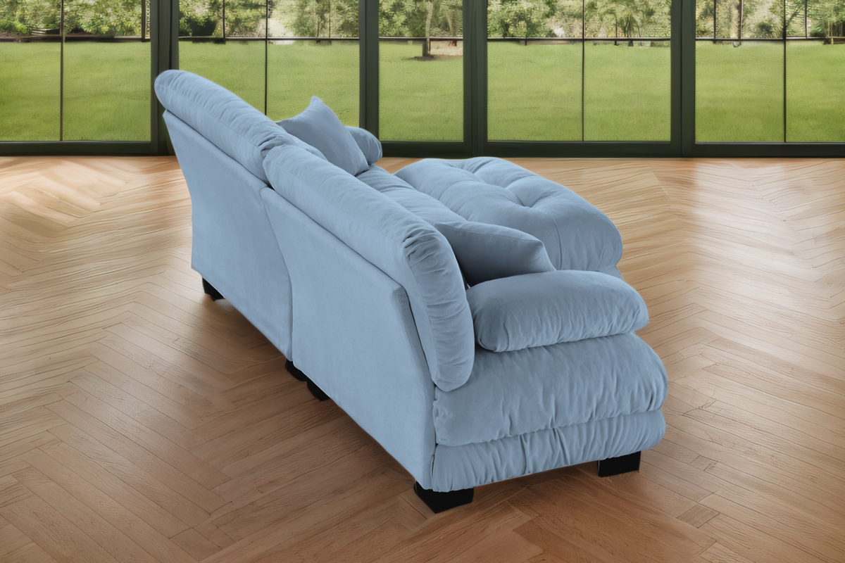 CLOUDIES 94&quot; Loveseat with 1 Ottoman