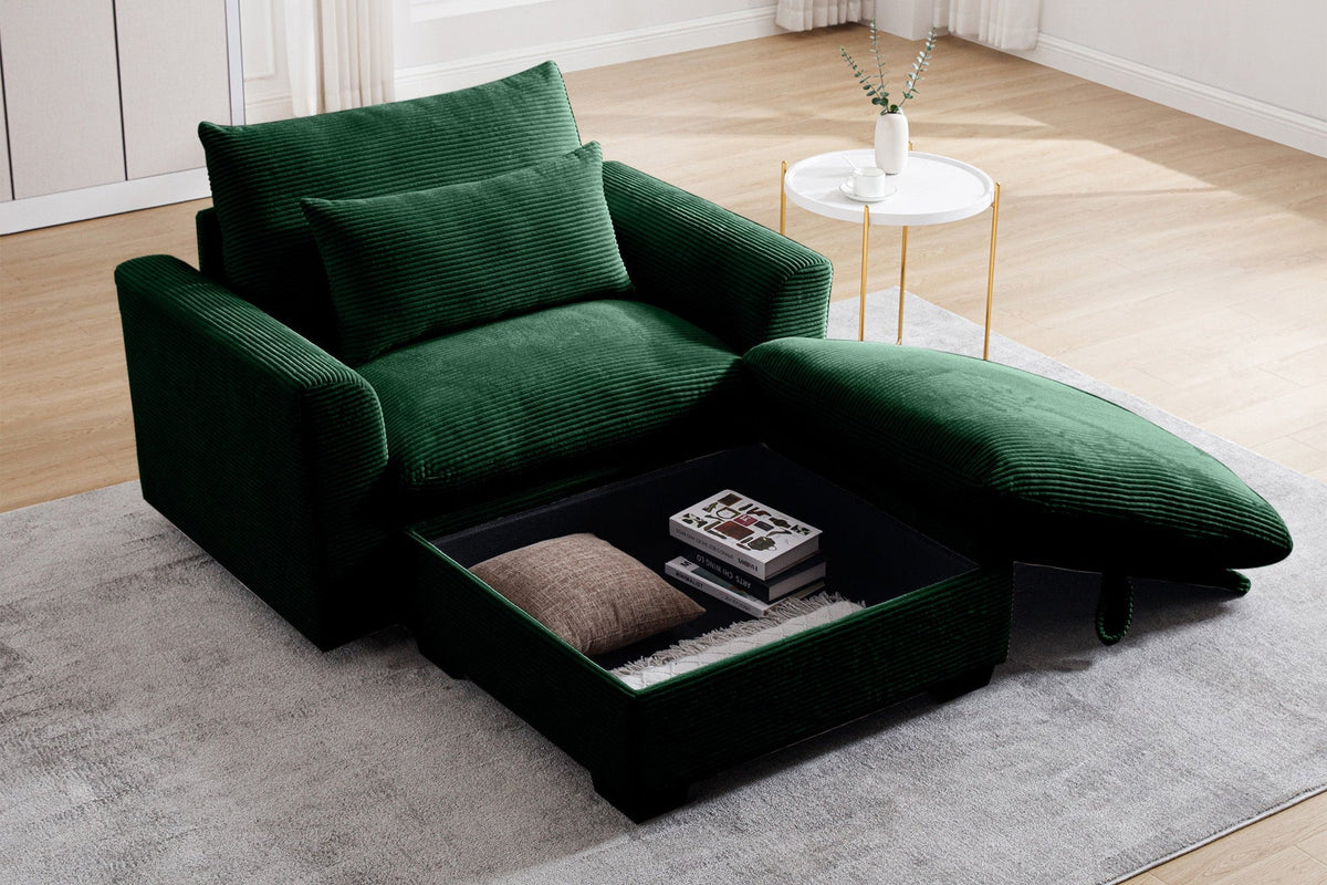 HARMONY 51&quot; Single Sofa with 1 Ottoman