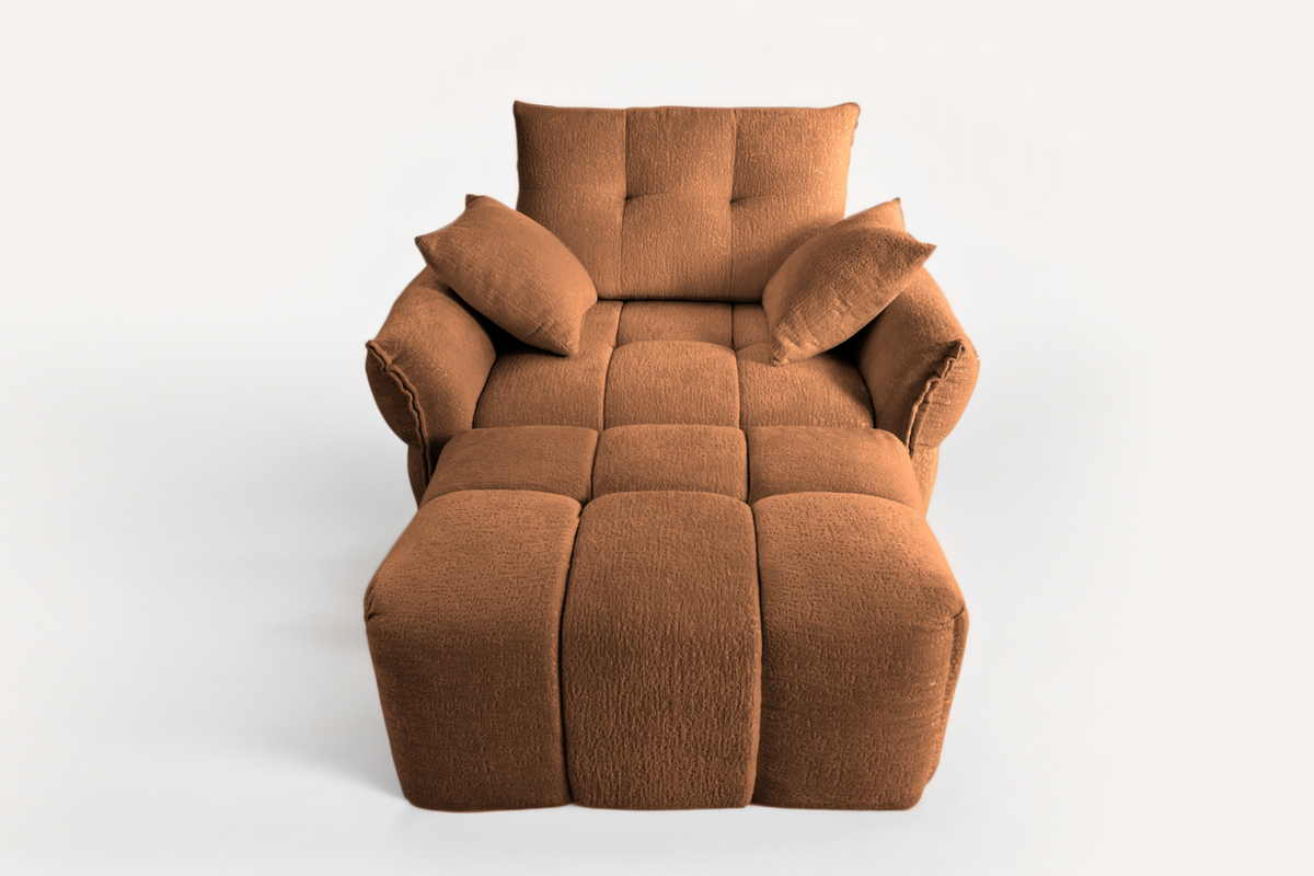 CHARLOTTE 47&quot; Sofa with 1 Ottoman