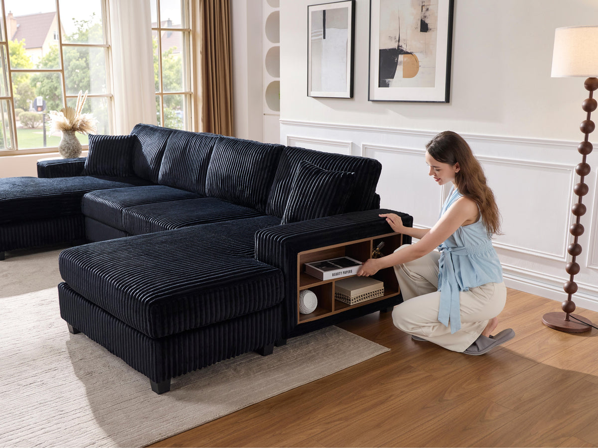 CUREN 139" Sleeper Sofa