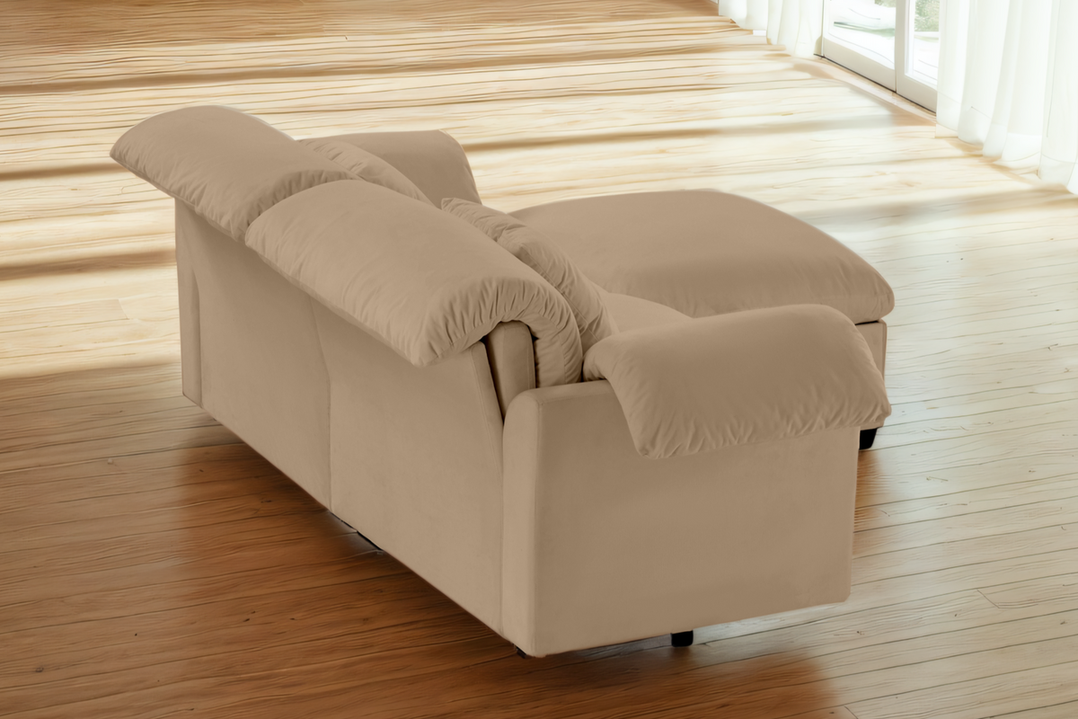 Parris 84&quot; Sofa 2 Seater With 1 Ottoman