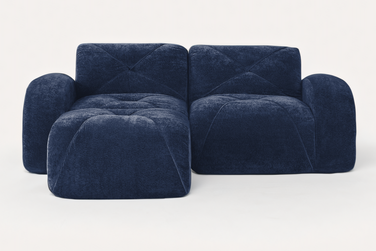 MYLO 80" Loveseat with 1 Ottoman