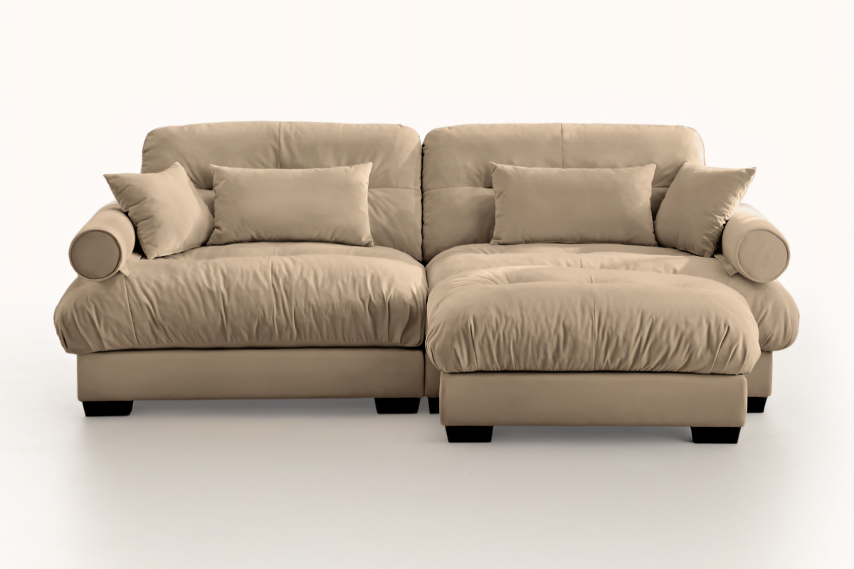CLOUDIES 94&quot; Loveseat with 1 Ottoman