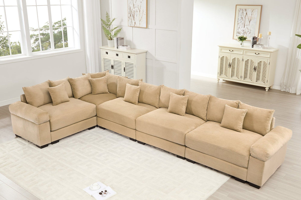 DESEO 233&quot; Sectional Sofa