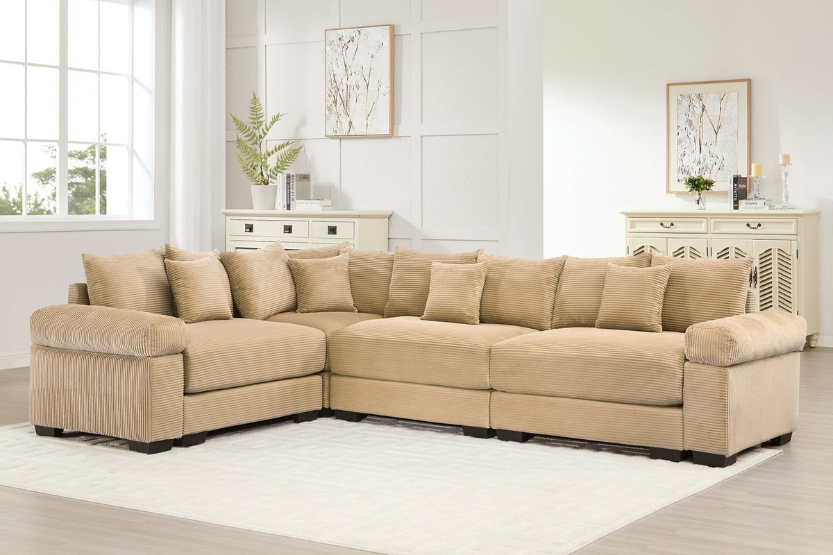 DESEO 196&quot; Sectional Sofa
