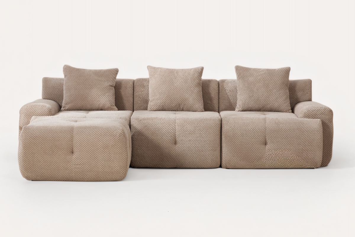 NEXO 104" 3-Seater Sofa with 1 Ottoman