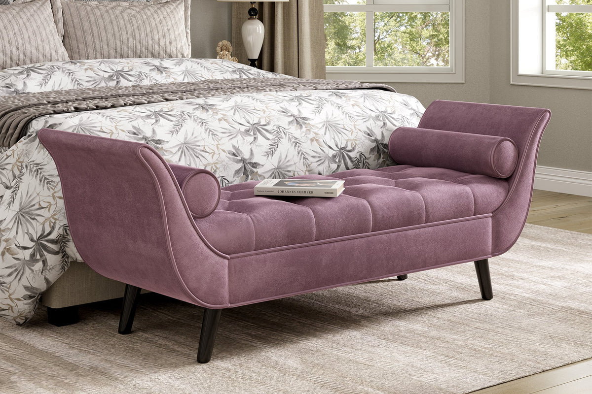 ZAVEX 64" Bench with 2 Pillows