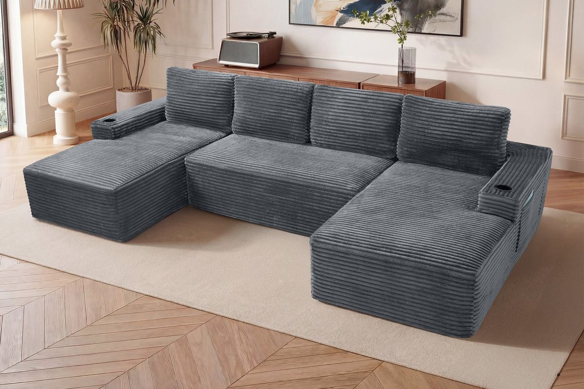 PENZARO 133" Sectional Sofa