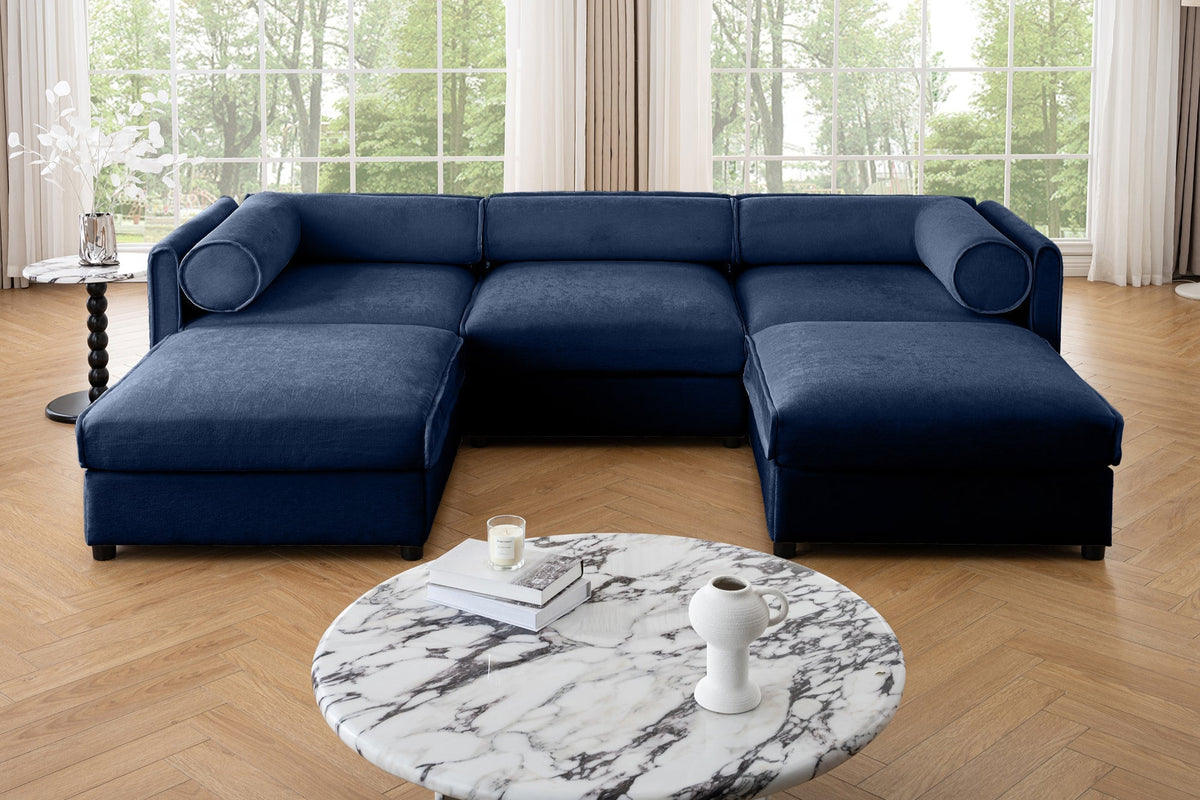 PERTH 109&quot; Sofa 3 Seater with 2 Ottoman
