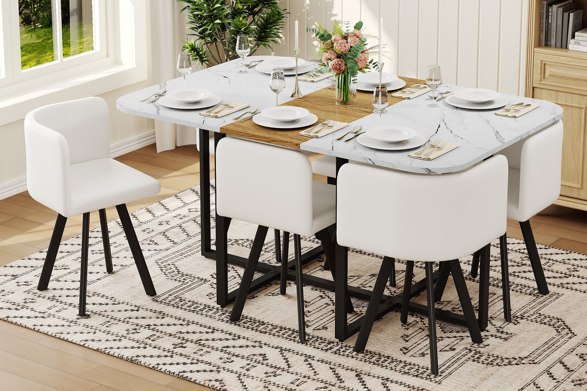 YORZEN 7 Pieces Dining Set