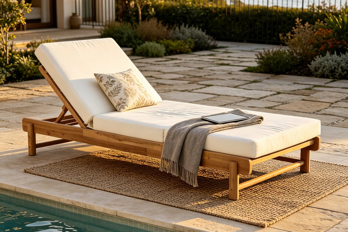 TYVORA 3-Fold Adjustable Chaise Lounge