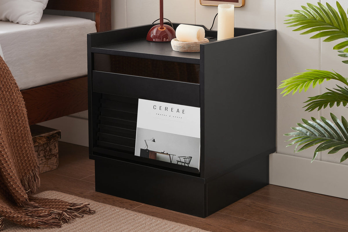 BREVA Nightstand w/ Outlet