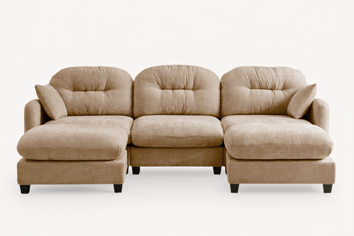 NUVIA 107&quot; 3 Seater with 2 Ottomans