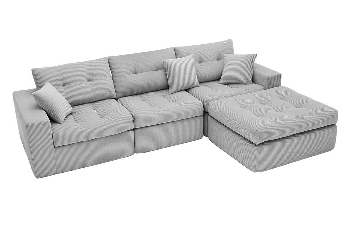 ZORVINA 113" Chaise Sofa