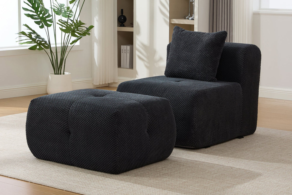 NEXO 31" Chair with Ottoman