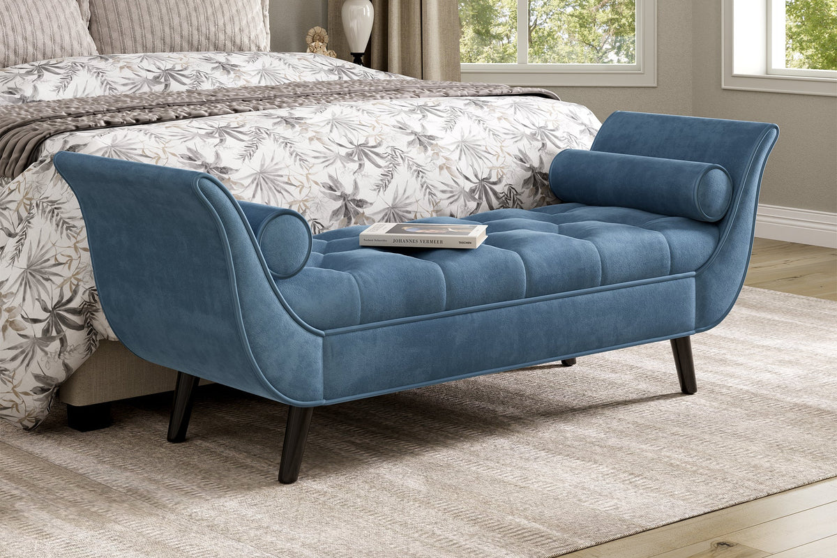 ZAVEX 64" Bench with 2 Pillows