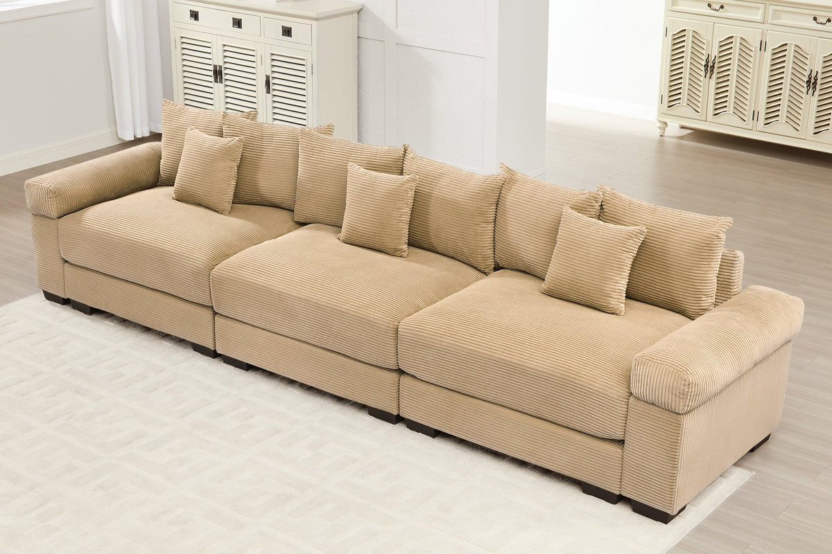 DESEO 130&quot; 3-Seater Sofa