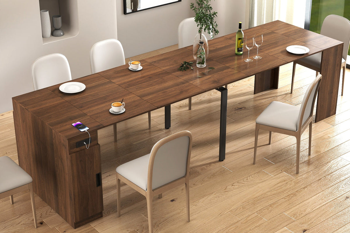 LINDEN 23"-118" Extendable Dining Table