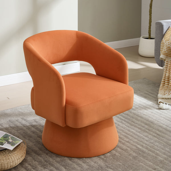 NOVELLE Velvet Swivel Chair