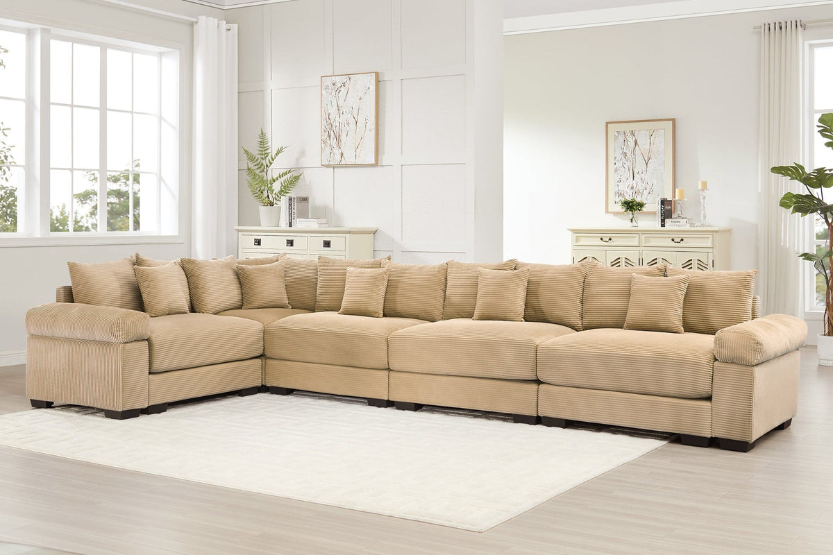 DESEO 233&quot; Sectional Sofa