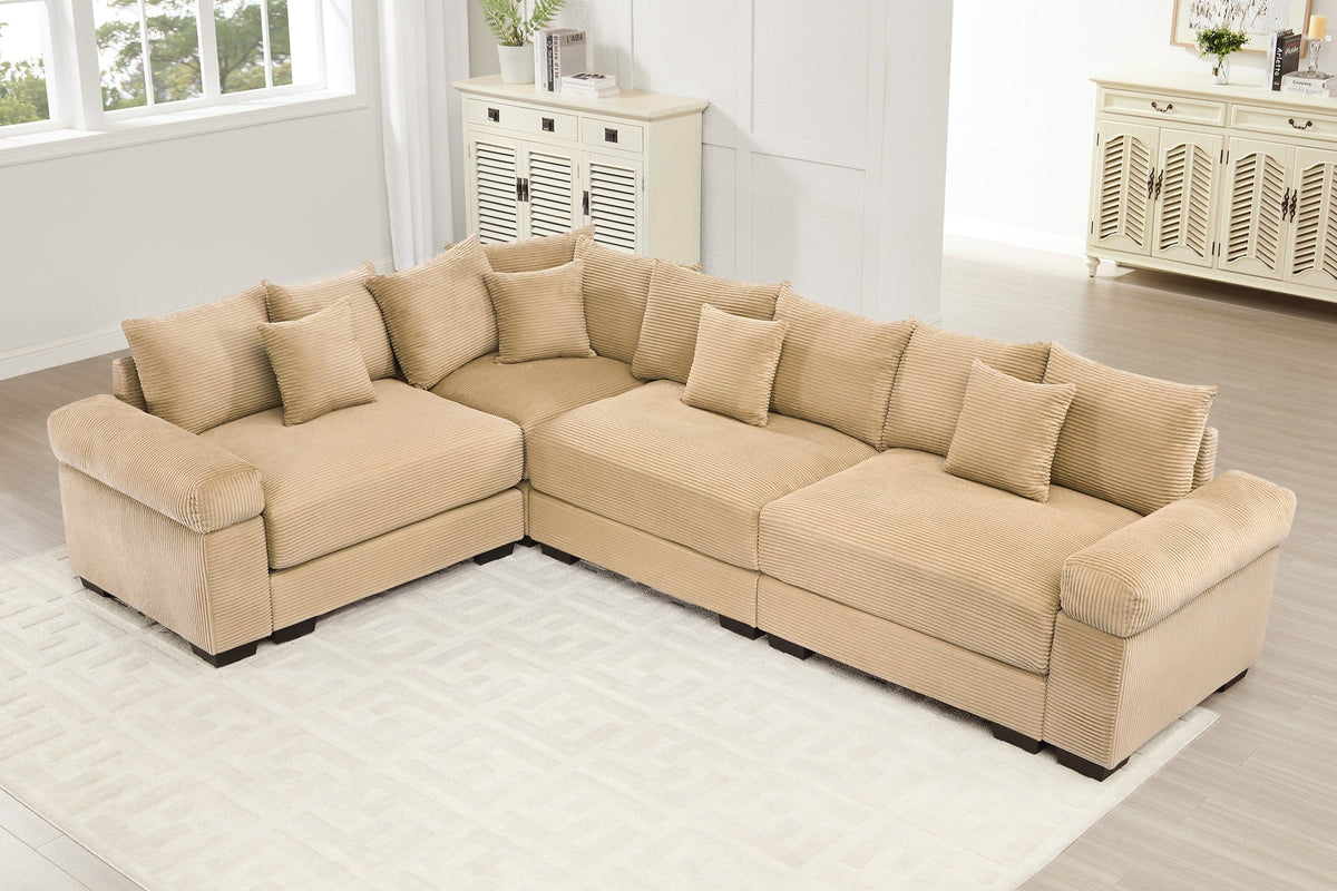 DESEO 196&quot; Sectional Sofa