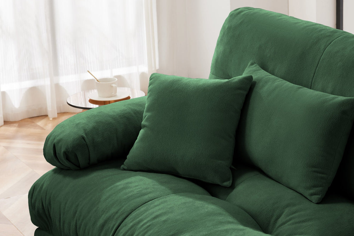 CLOUDIES 134&quot; Sofa 3 Seater with 1 Ottoman
