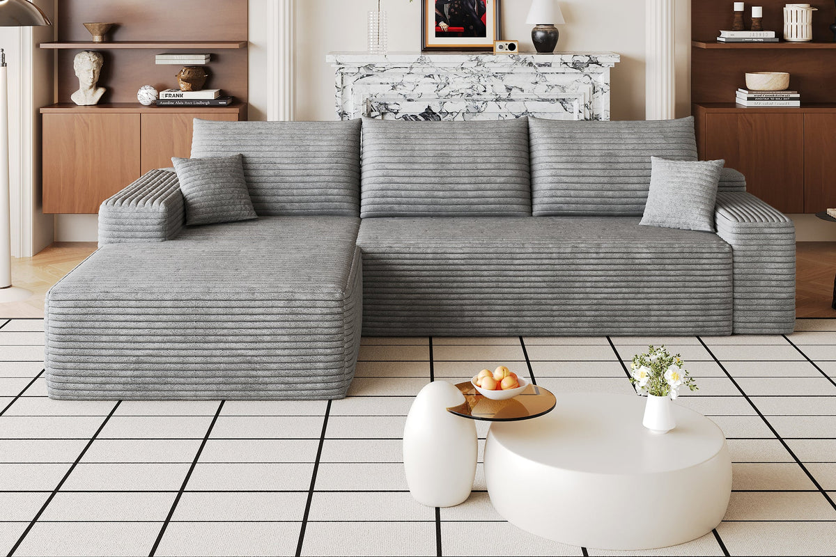 ORVITEX 107" Left Chaise Sofa