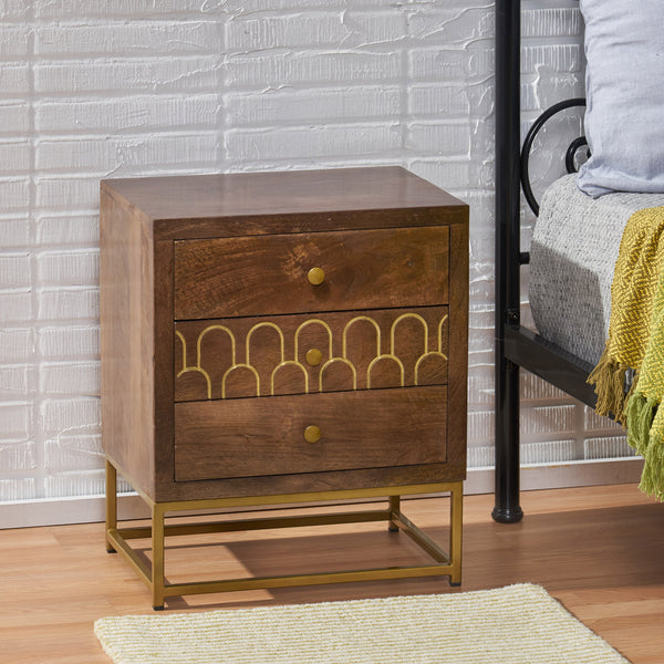 VARIN Mango Wood Nightstand