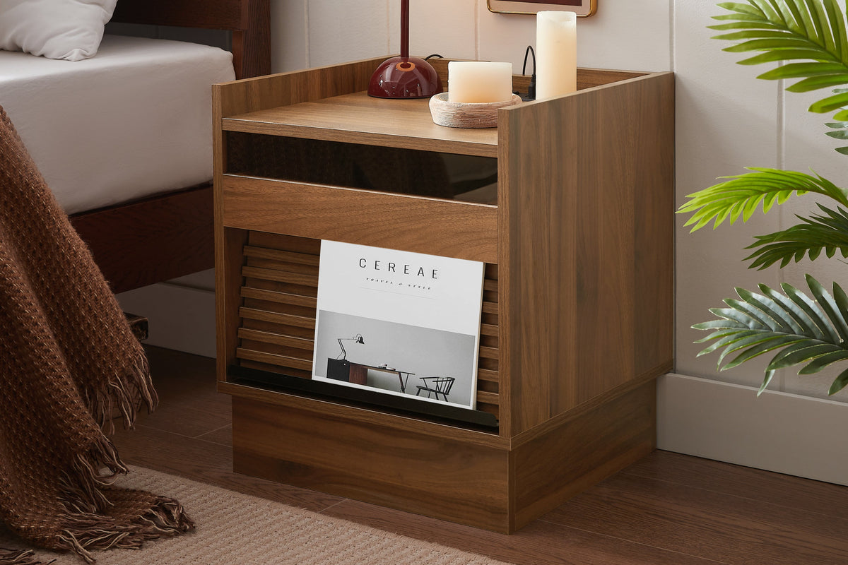 BREVA Nightstand w/ Outlet