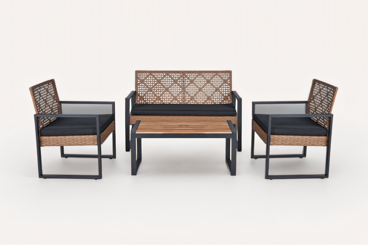 ARVEN Outdoor 4-Piece Patio Furniture Set