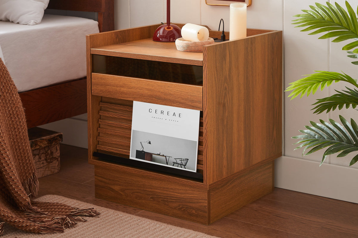 BREVA Nightstand w/ Outlet