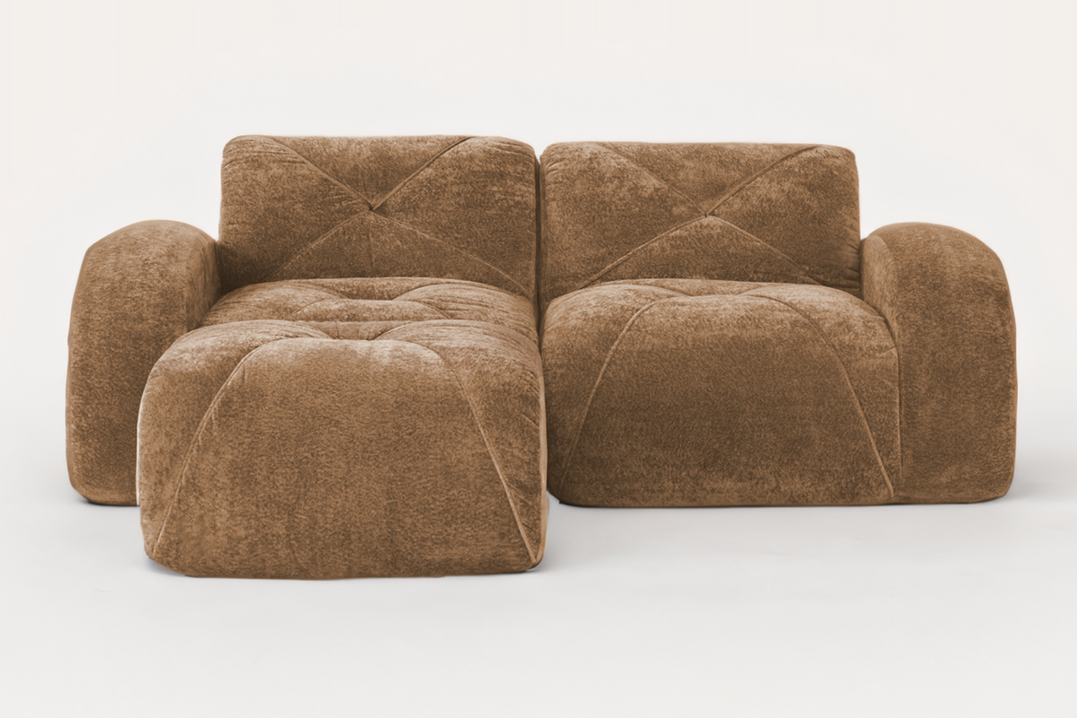 MYLO 80" Loveseat with 1 Ottoman