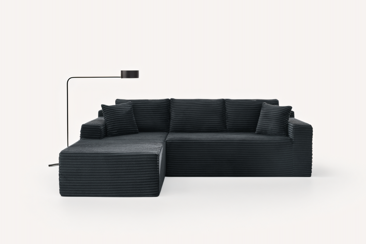 NOUVA 103" Corduroy Left Chaise Sofa