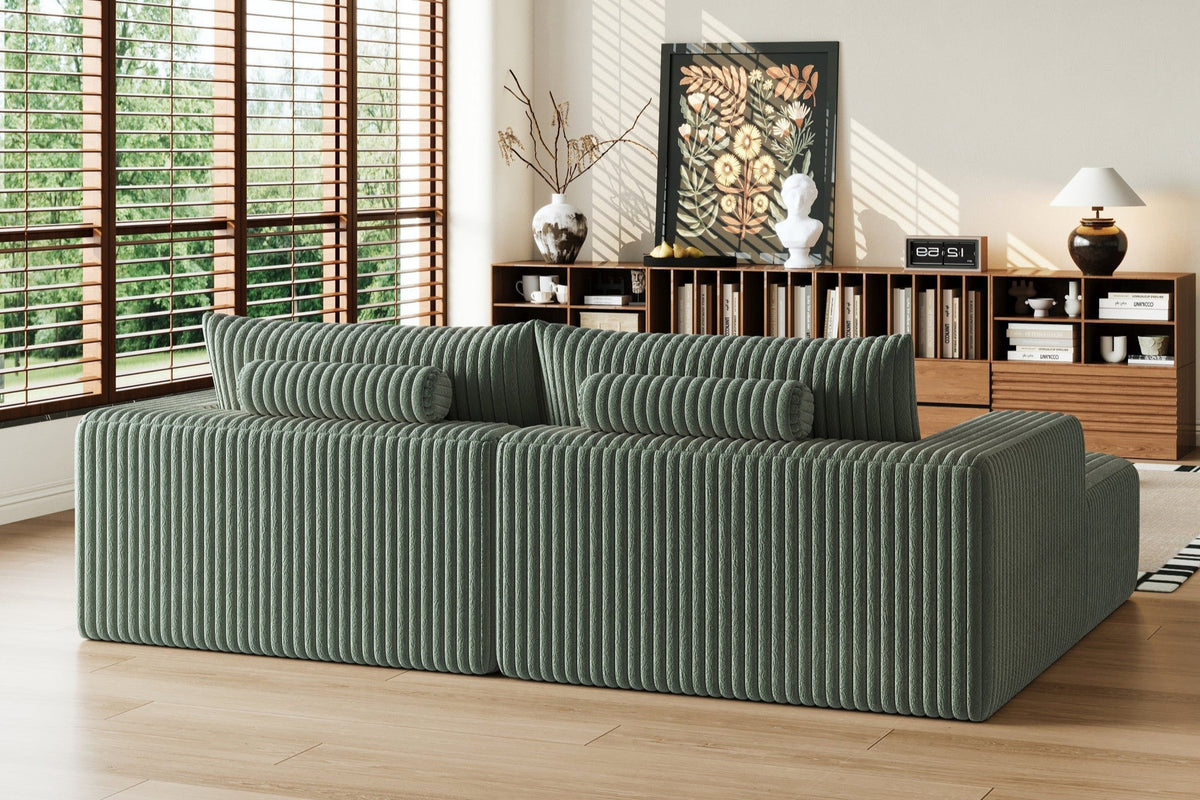 OPHELIA 102&quot; Oversized Sectional Lounge Chaise