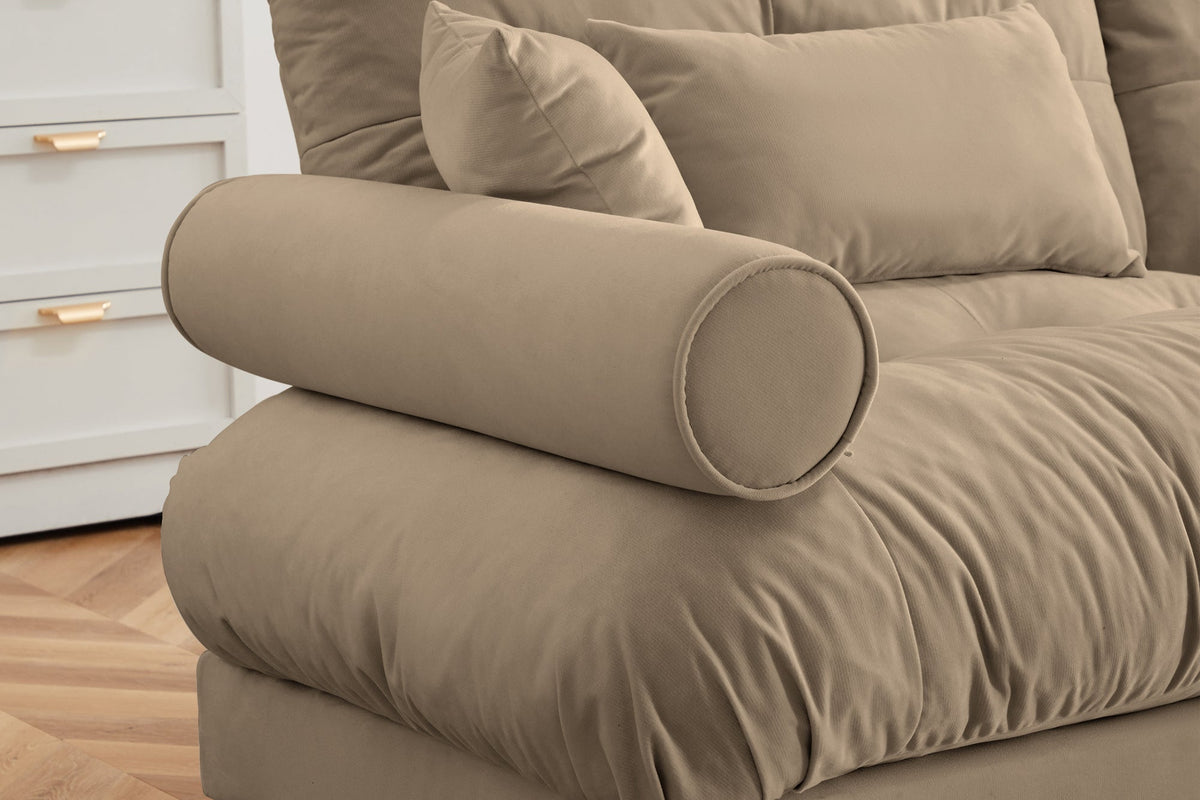CLOUDIES 134&quot; 3 Seater Sofa with 2 Ottomans