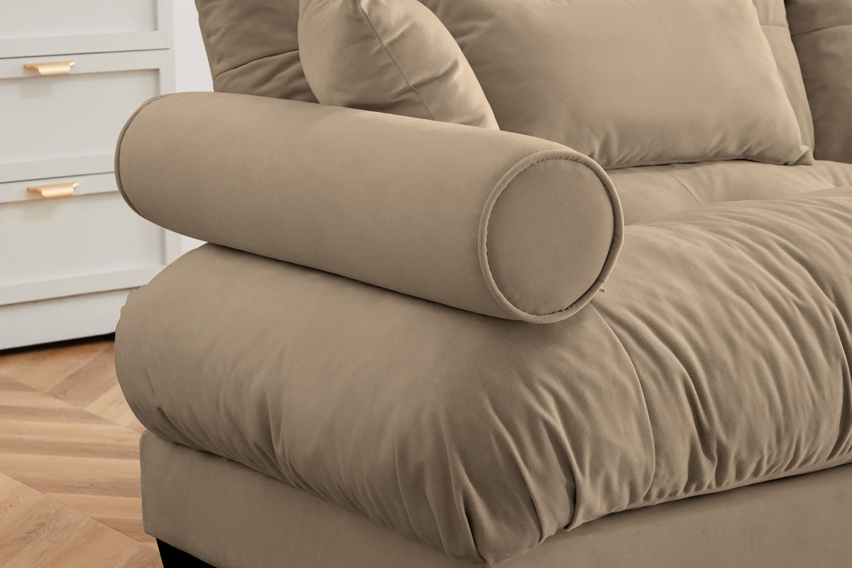 CLOUDIES 173&quot; 4 Seater Sofa with 2 Ottomans