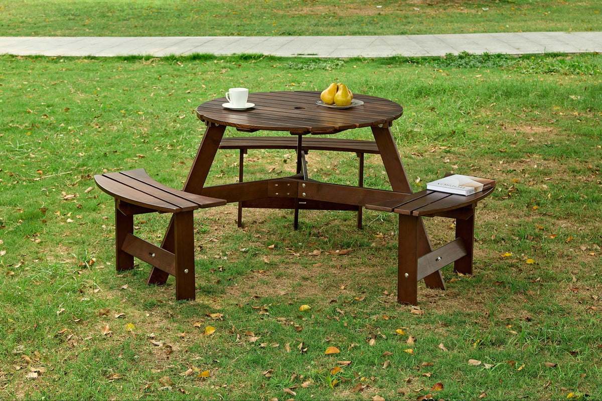 NOVIA 6 Seaters Outdoor Round Set