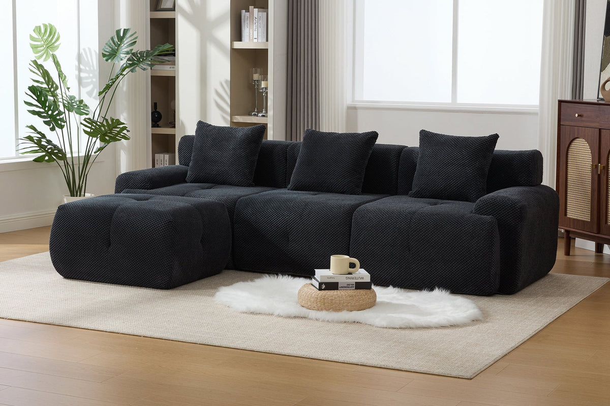 NEXO 104" 3-Seater Sofa with 1 Ottoman