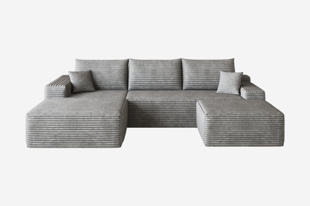 ORVITEX 107" Left Chaise Sofa with 1 Ottoman