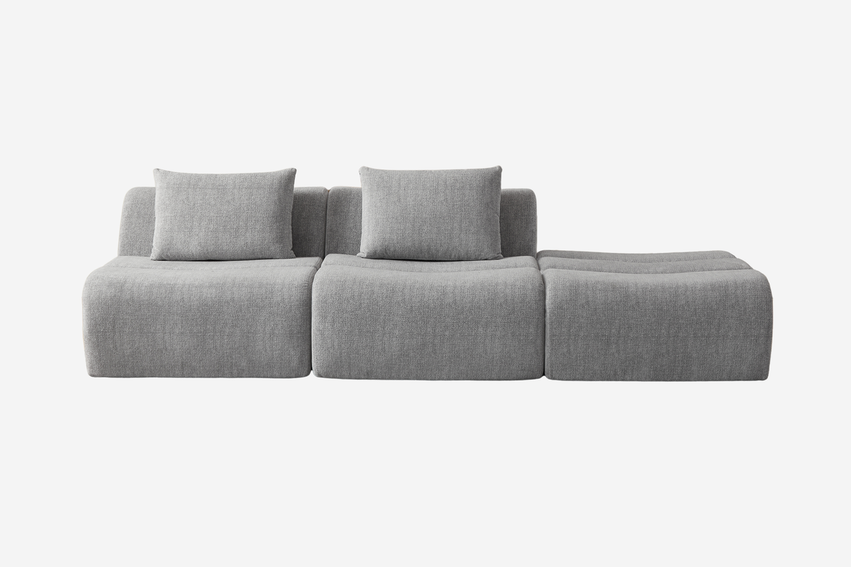NOVIRA 107" 2-Seater Sofa with 1 Ottoman
