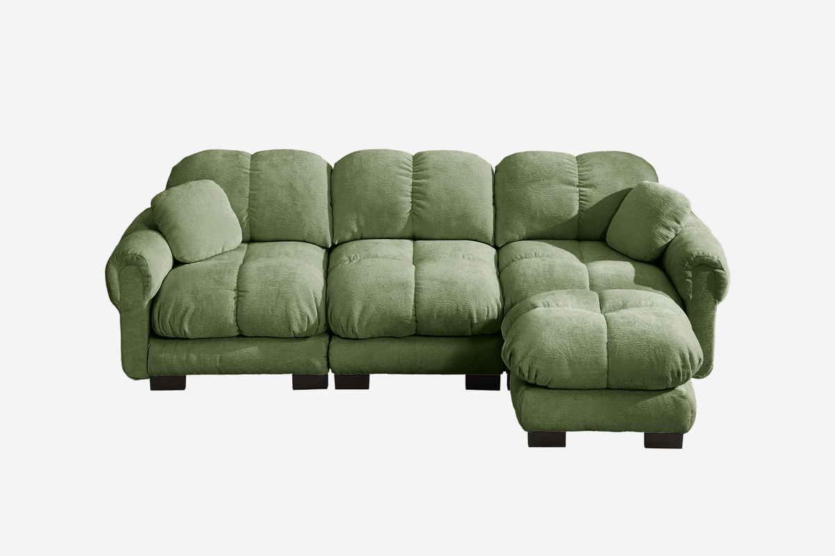 PRINCE 103" 3-Seater Sofa With 1 Ottoman