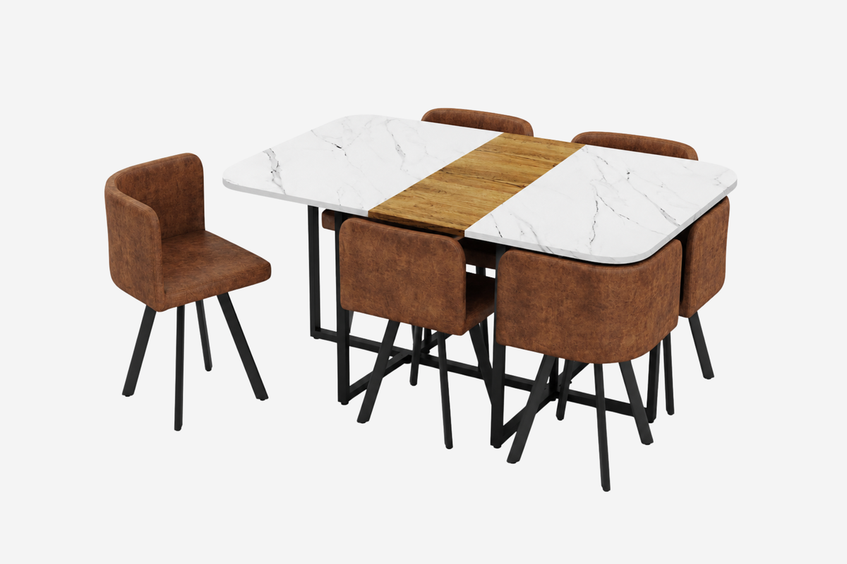 YORZEN 7 Pieces Dining Set