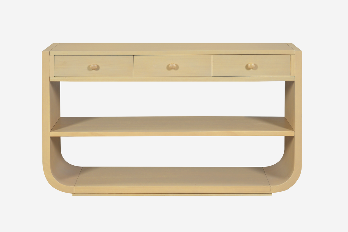 HYLOR Console Table With Shelf