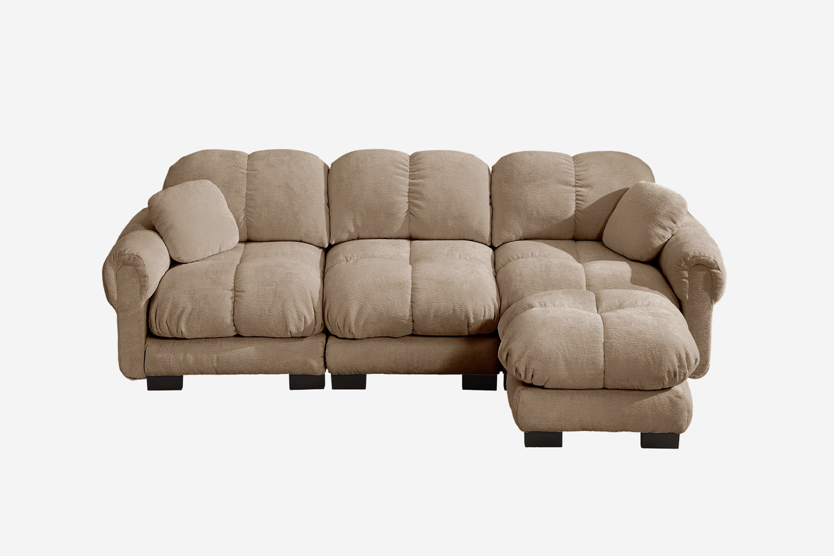 PRINCE 103" 3-Seater Sofa With 1 Ottoman