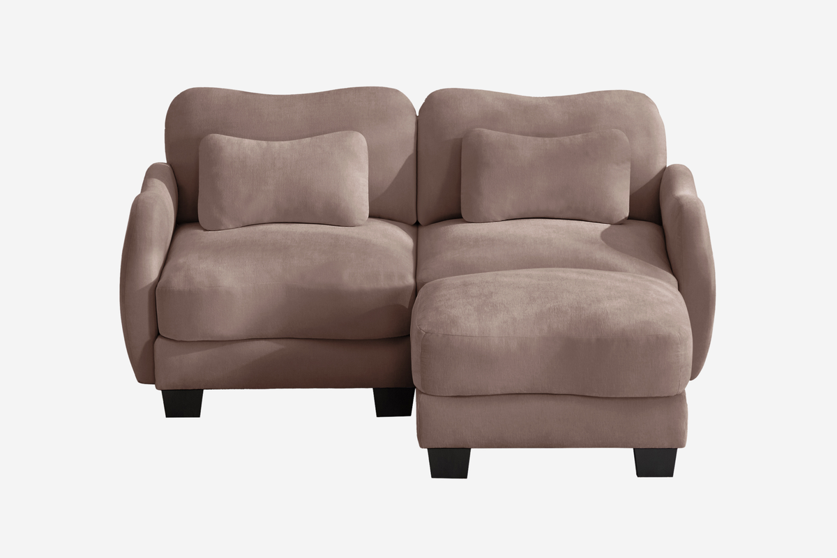 WAVE 81" Loveseat Sofa With 1 Ottoman