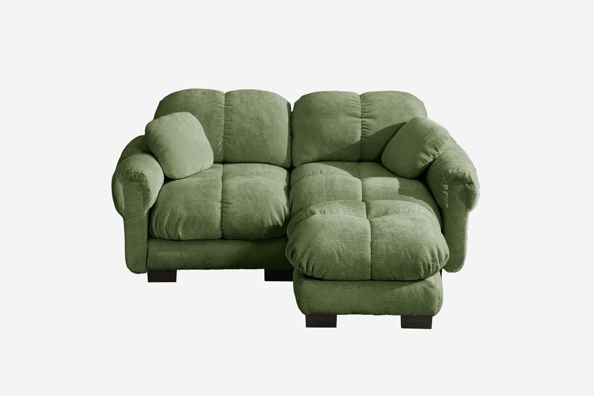 PRINCE 76" Loveseat With 1 Ottoman