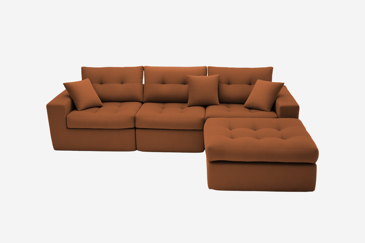 ZORVINA 113" Chaise Sofa