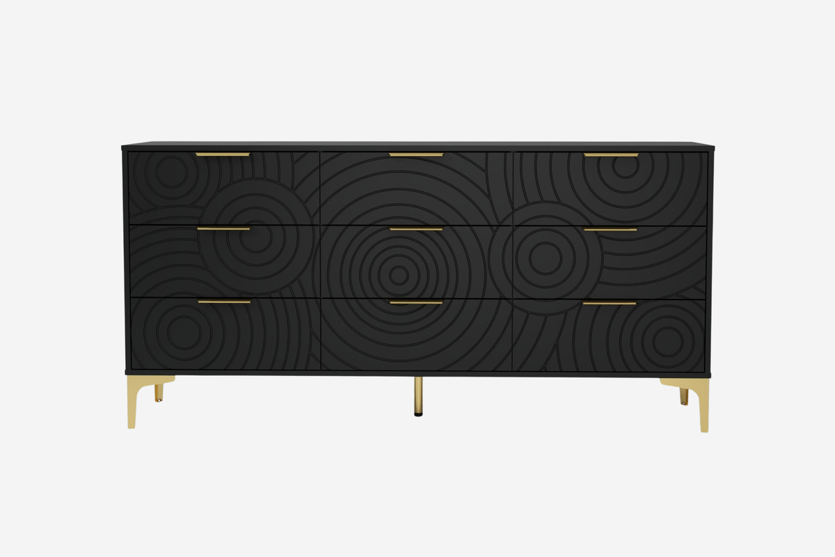 DREVIK 62" 9 Drawer Dresser