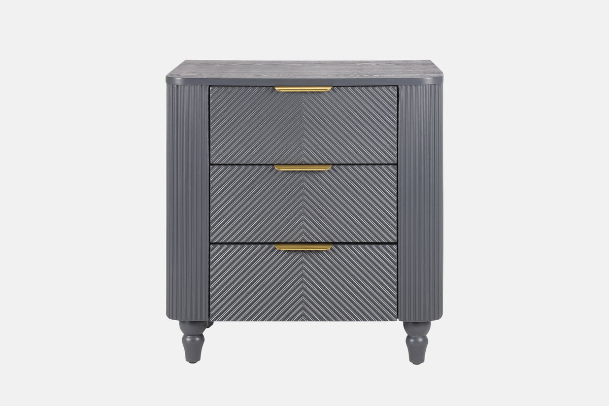 MAVEN 3 Drawers Nightstand