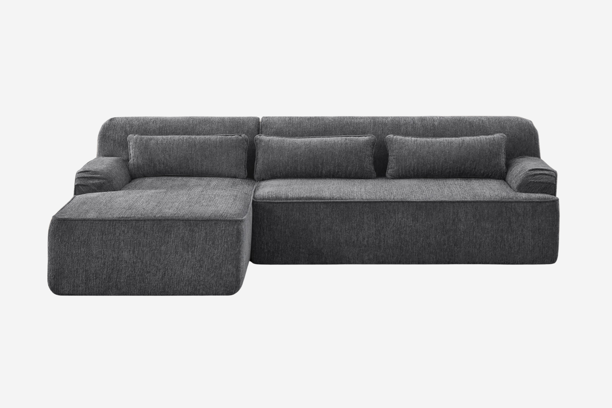 ZELAR 102" Chenille Left Chaise Sofa